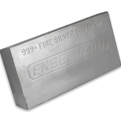 100oz Engelhard Silver Bar