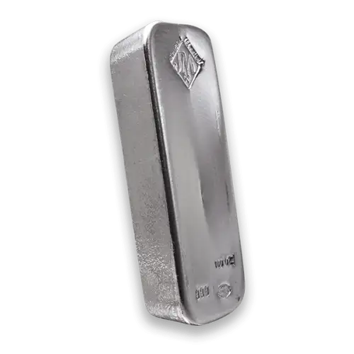 100oz Johnson Matthey Silver Bar