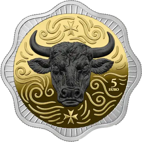 2025 1 oz Malta Maltese Ox BU High Relief Silver Coin (3)