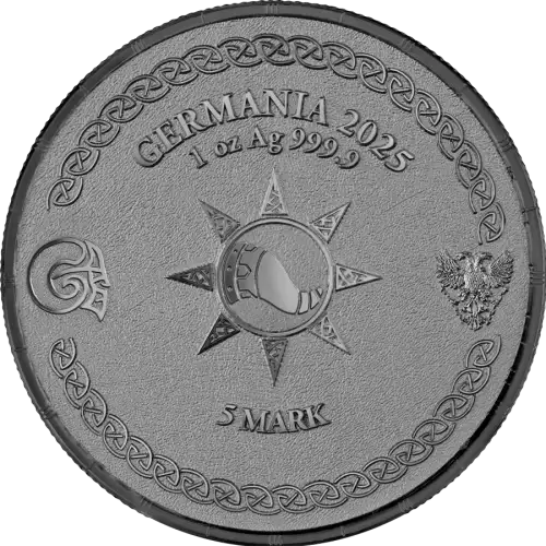 2025 1 oz Ragnarök: Heimdall Black Silver Coin (2)